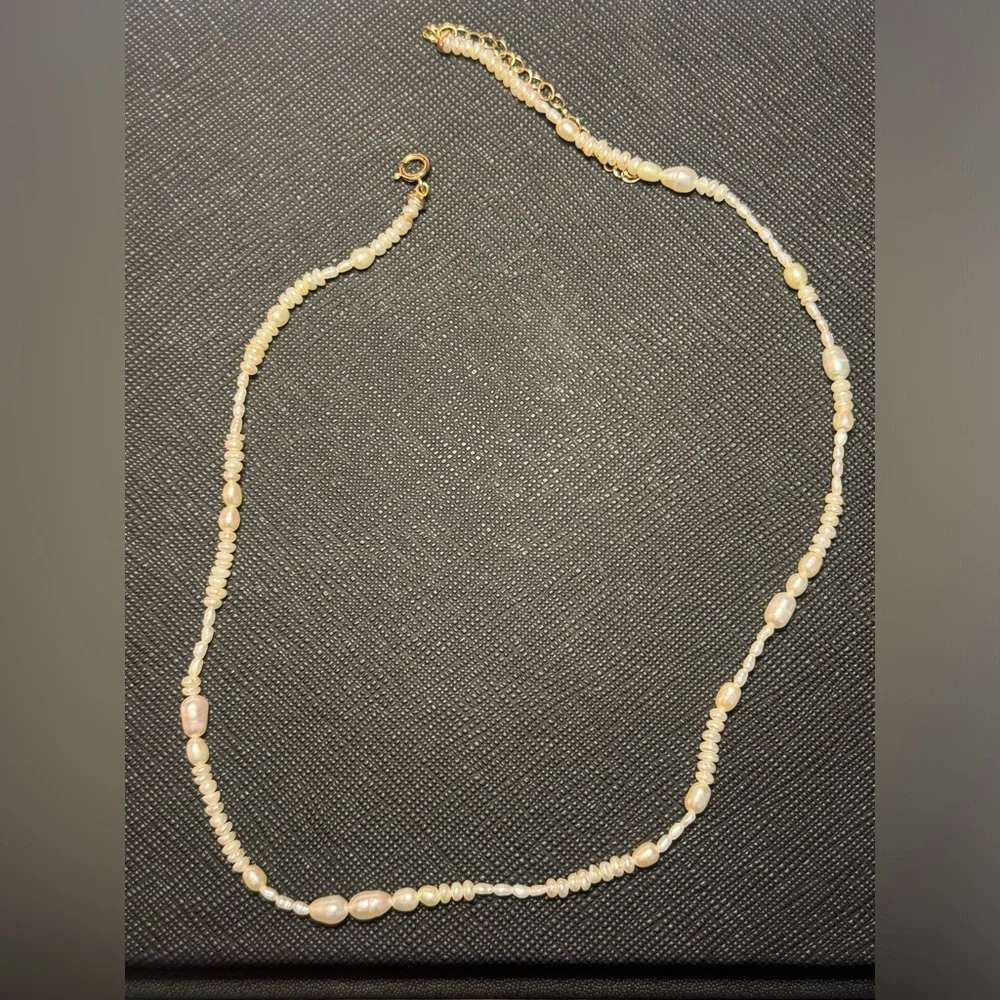 WWAKE pearl collage necklace - Picture 5 of 8